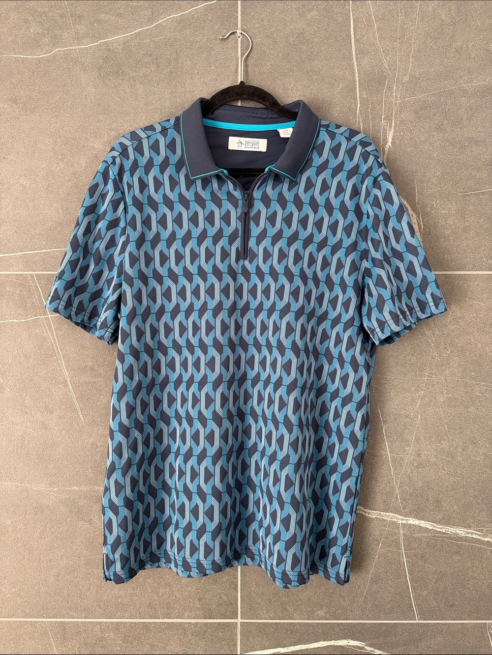 Original Penguin Zip Polo - Men’s Large